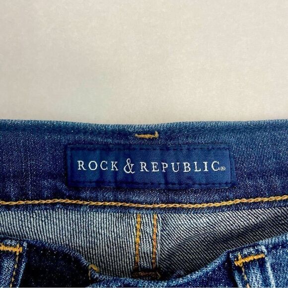 Rock & Republic® Kendall Capri Jeans Size 6 Medium Wash - Picture 4 of 9